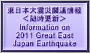 Info on 2011 Great East Japanese Earthquake
